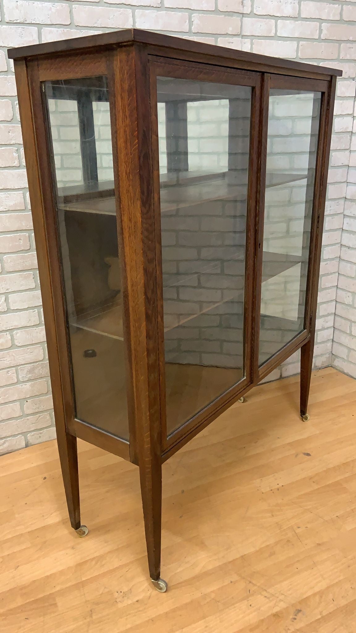 Vintage Grand Rapids Bookcase and Chair Co. Glass Front Display Cabinet