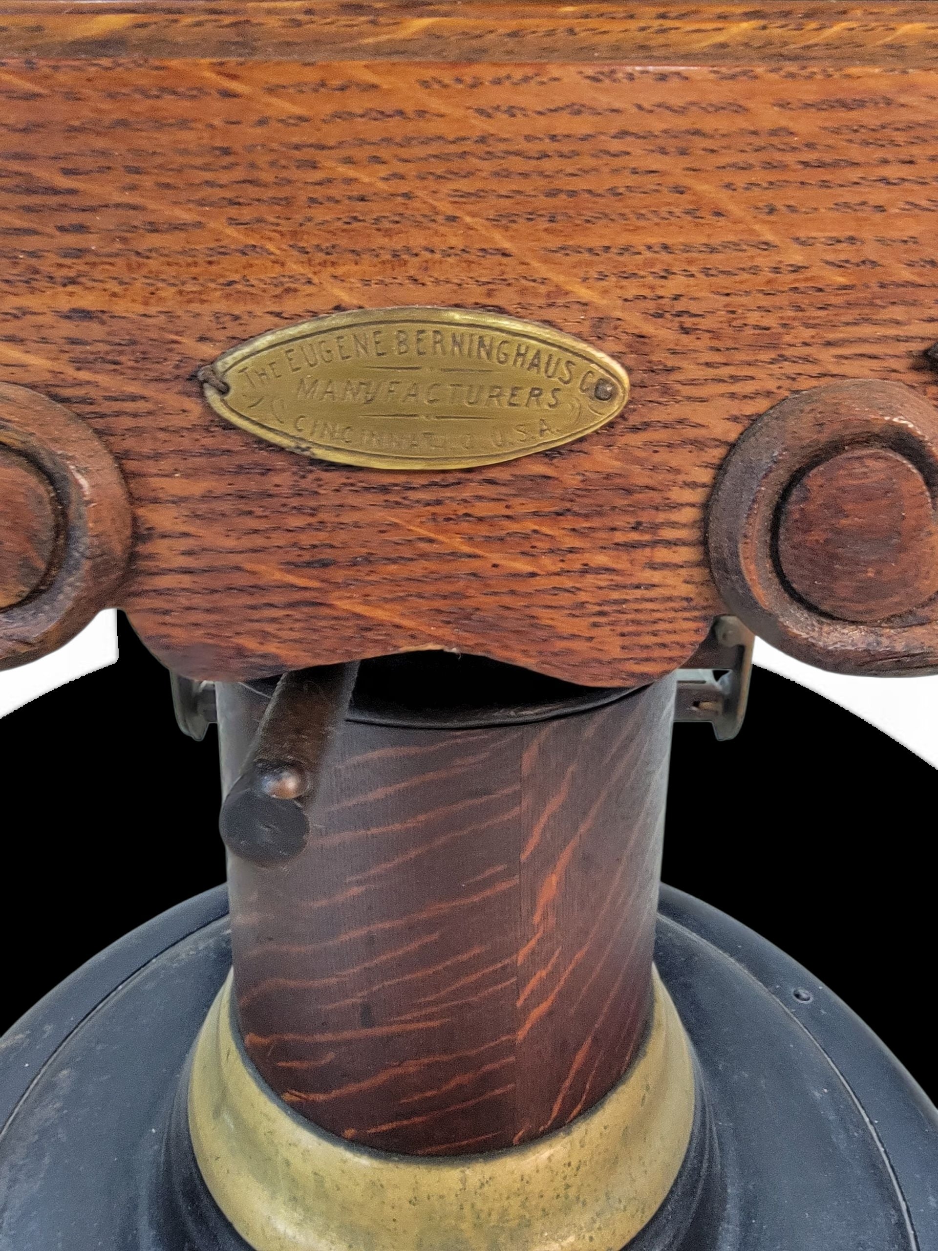 Antique Berninghaus “Hercules” Barber & Shave Chair