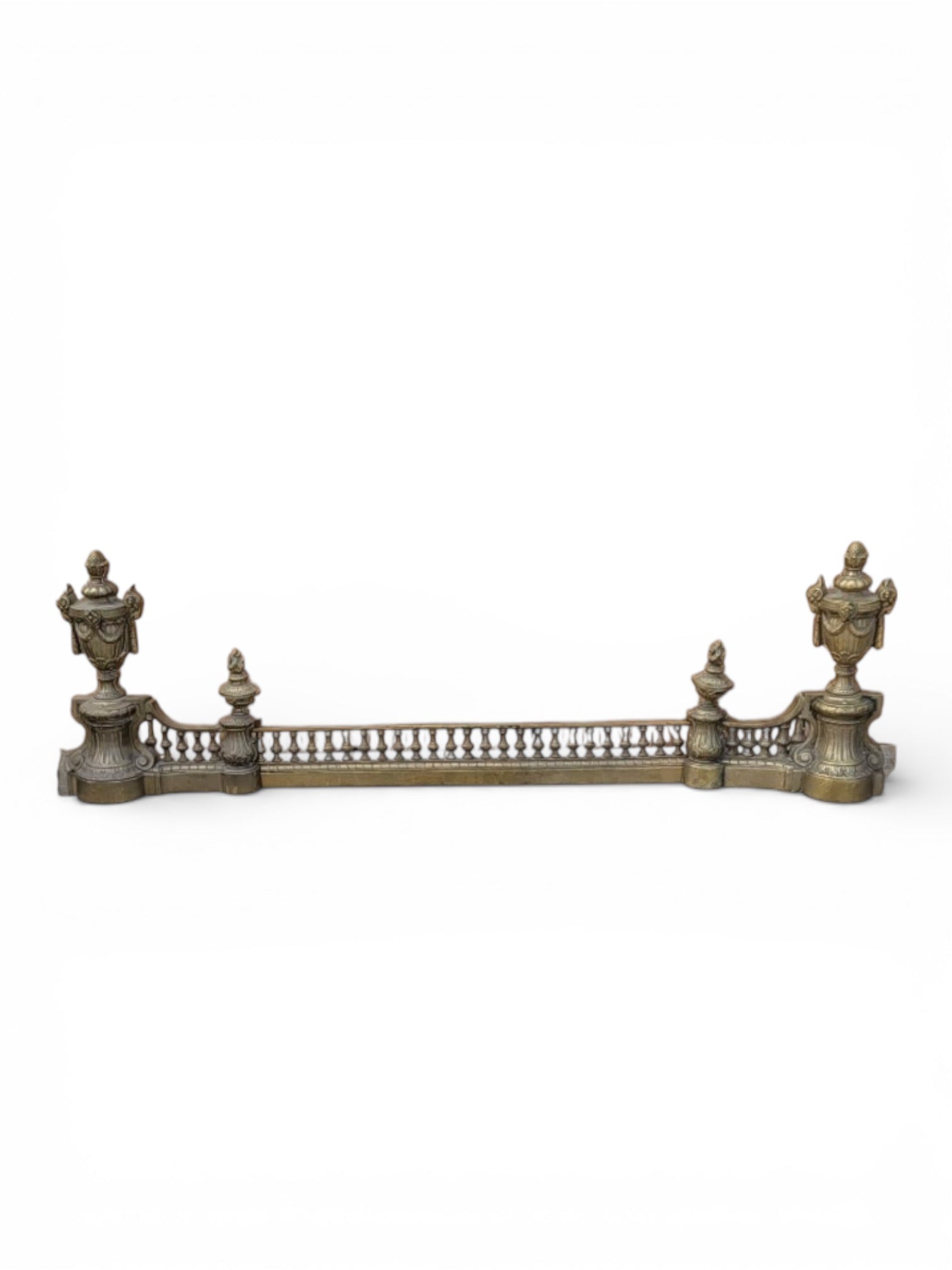 Antique French Louis XVI Style Fireplace Fender