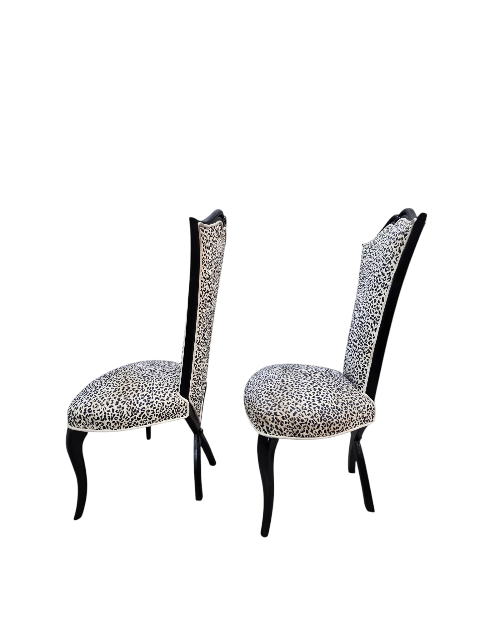 French Art Deco Style Dining Chairs Inspired by Christopher Guy - 6