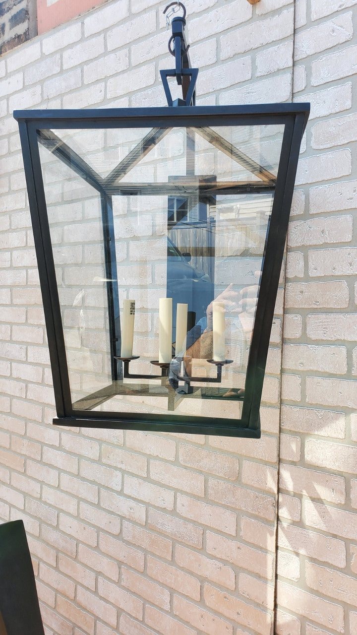 Visual Comfort E. F. Chapman Darlana Bronze Outdoor Wall Lantern