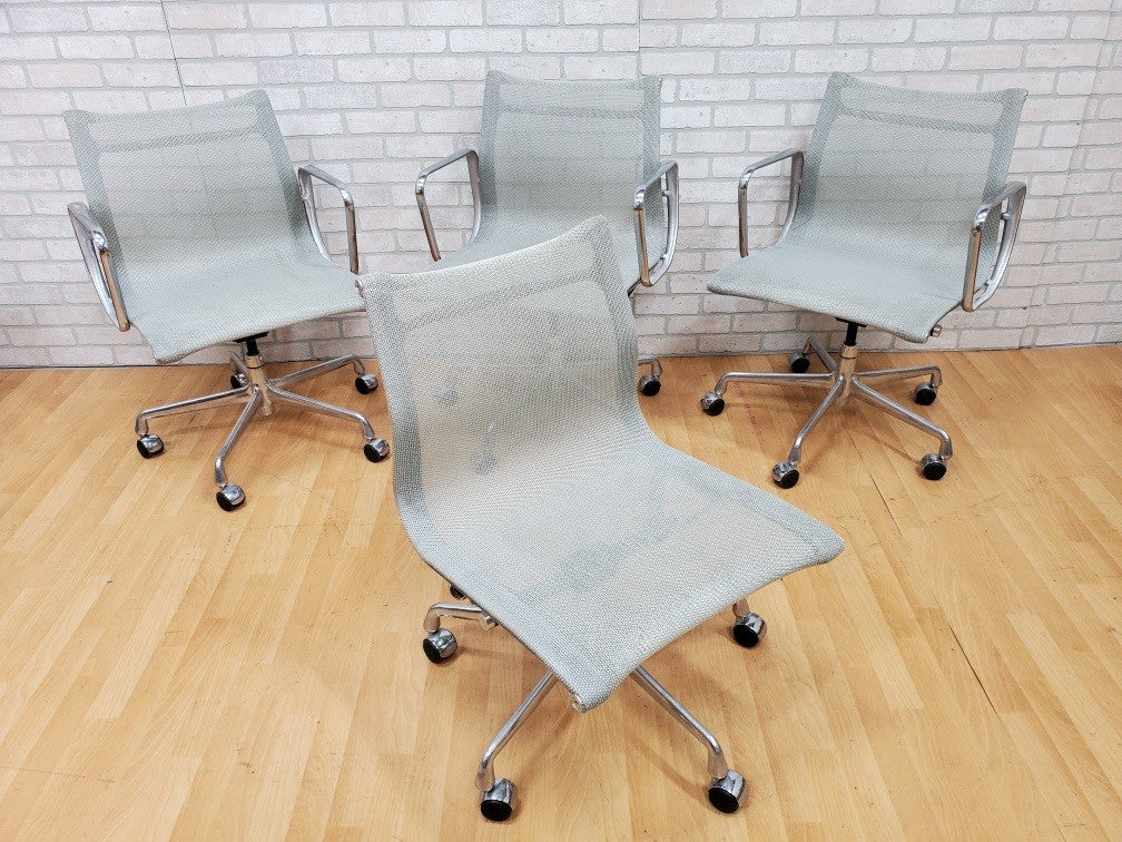 Mid Century Modern Eames for Herman Miller Aluminum Group Chair - Set of 5