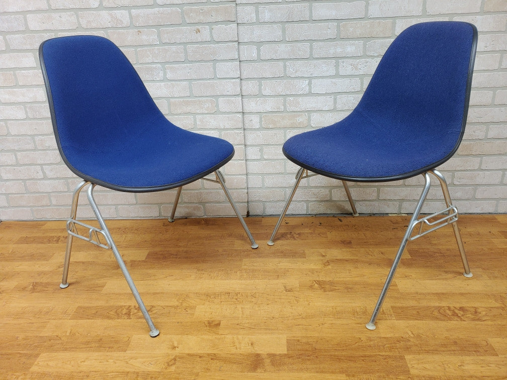 Mid Century Modern Eames for Herman Miller Molded Fiberglass Shell Chairs  - Set of 4