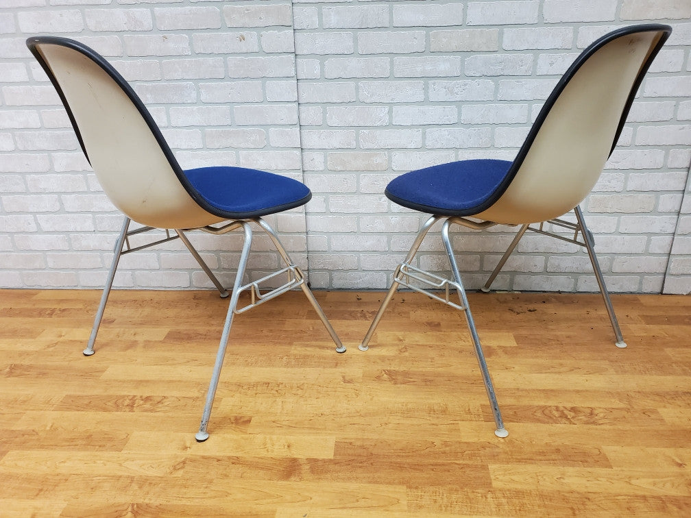 Mid Century Modern Eames for Herman Miller Molded Fiberglass Shell Chairs  - Set of 4