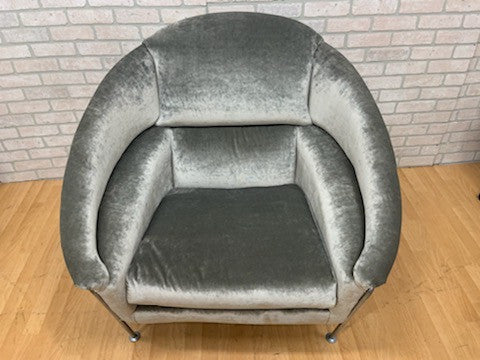 Mid Century Modern Milo Baughman Boldido Lounge Chair Newly Upholstered