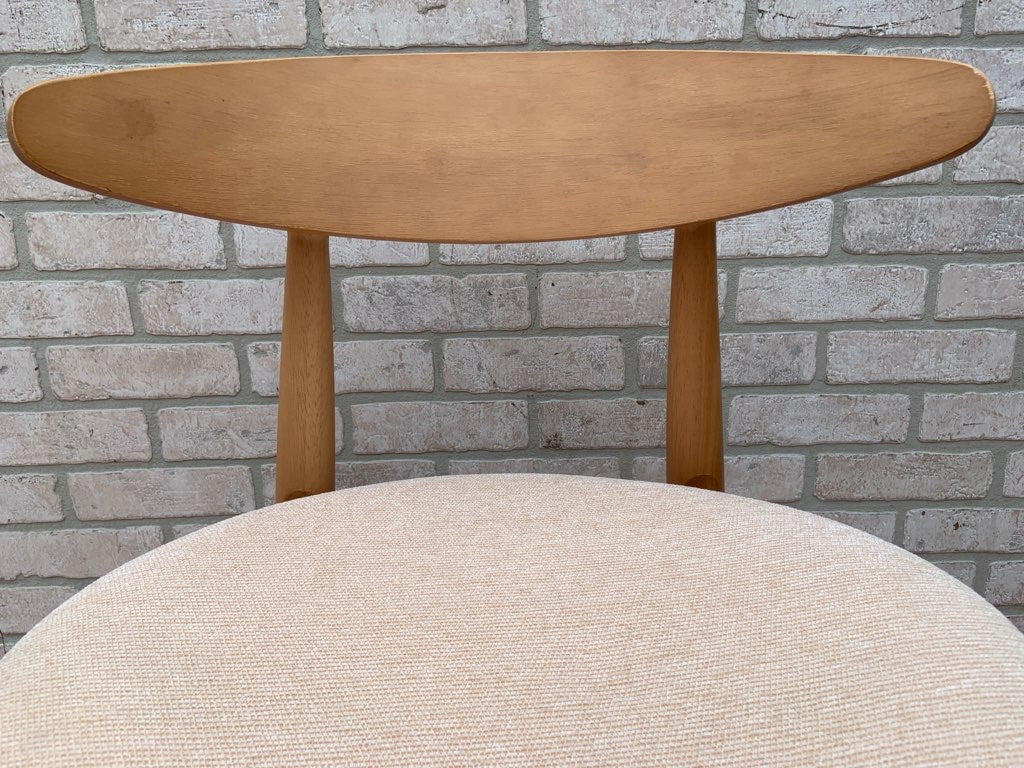 Mid Century Modern Beachwood Hans Wegner Style Chairs - Set of 4