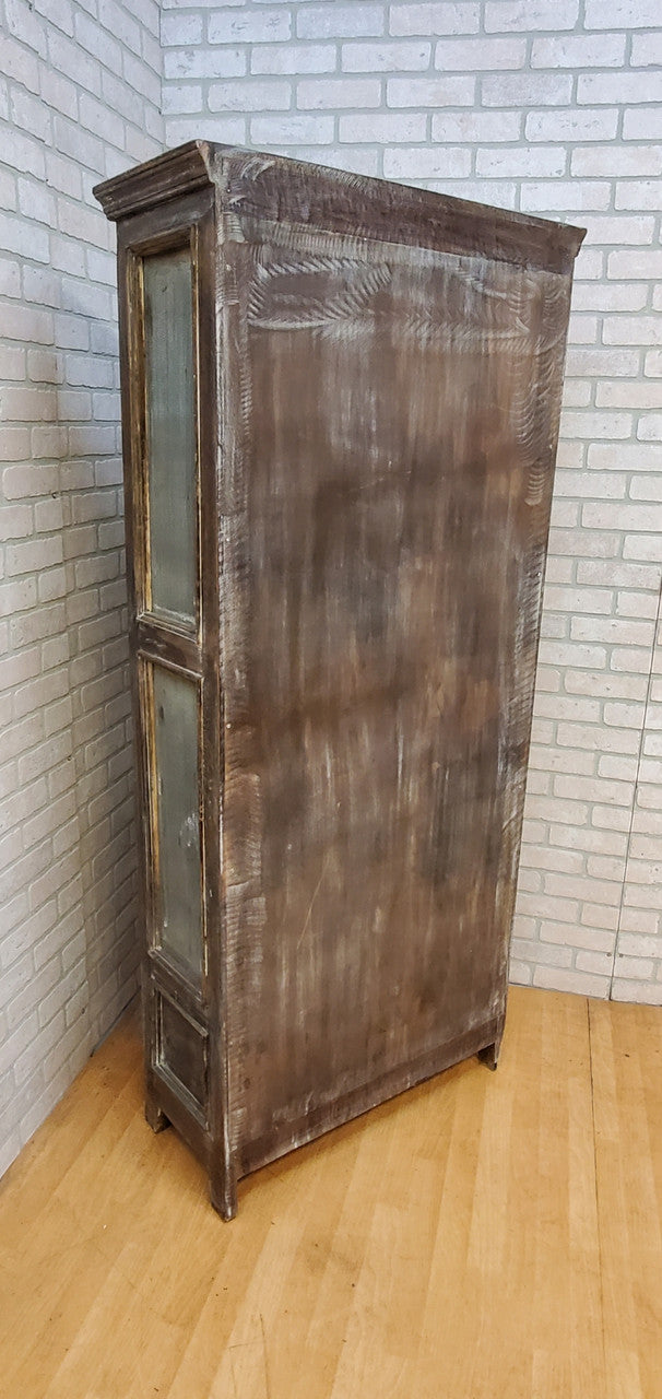 Vintage Rustic Swedish Single Door Country Cottage Pie/Meat Safe