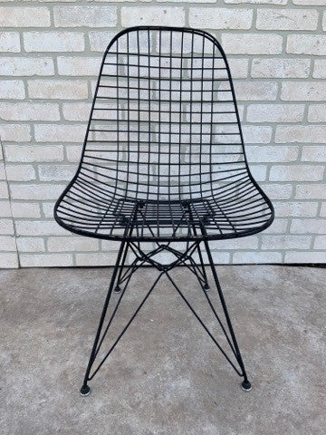 Mid Century Modern Eames Wire Chair DKR Eiffel Tower Base