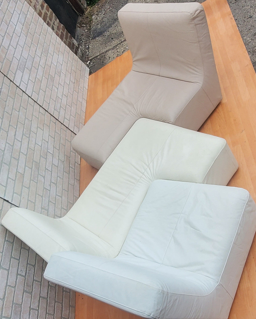 Mid Century Modern Confluences Sofa Designed by Philippe Nigro for Ligne Roset - 3 Piece Set