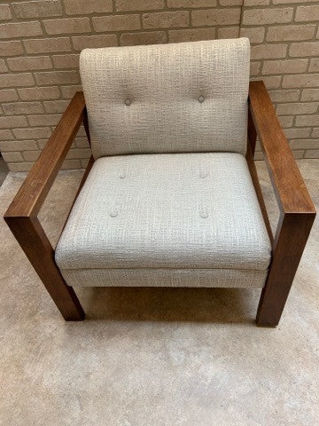 Vintage W.H. Gunlocke Chair Company Lounge Armchair Newly Reupholstered