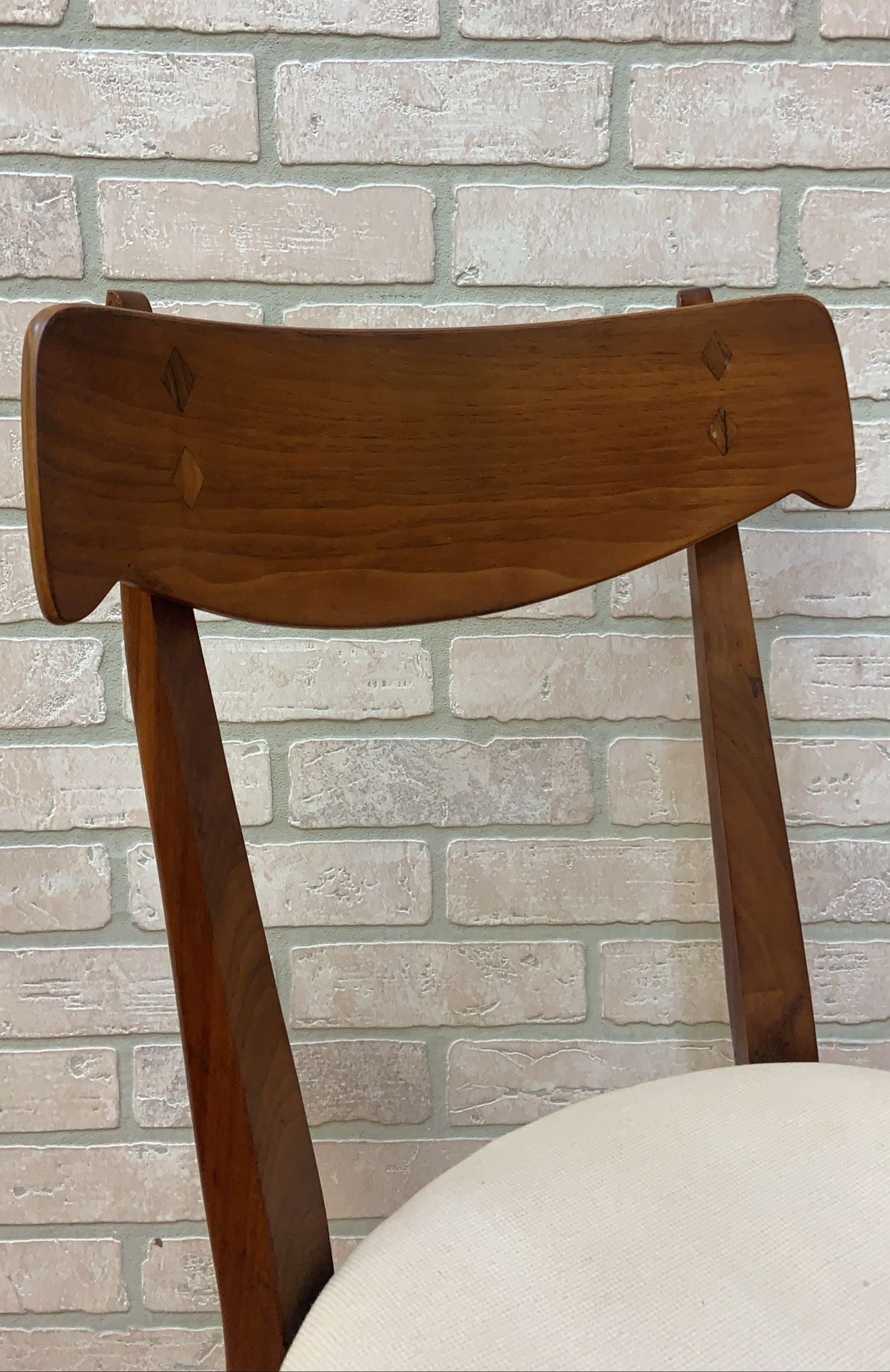 Mid Century Modern Kipp Stewart for Drexel Declaration Bowtie Back Side Chairs - Pair
