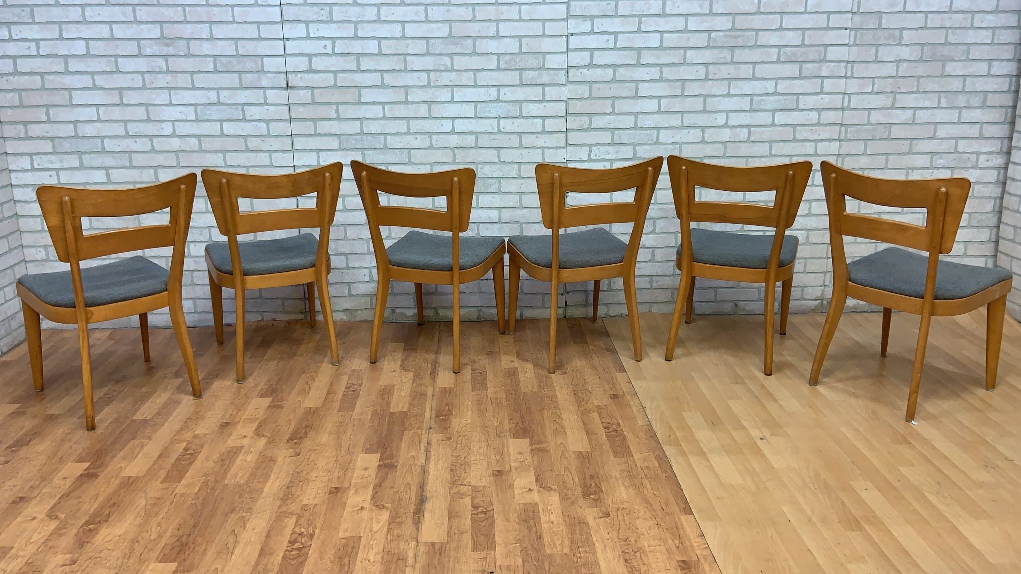 Mid Century Modern Haywood Wakefield 8 Piece Dining Set Vintage Grind