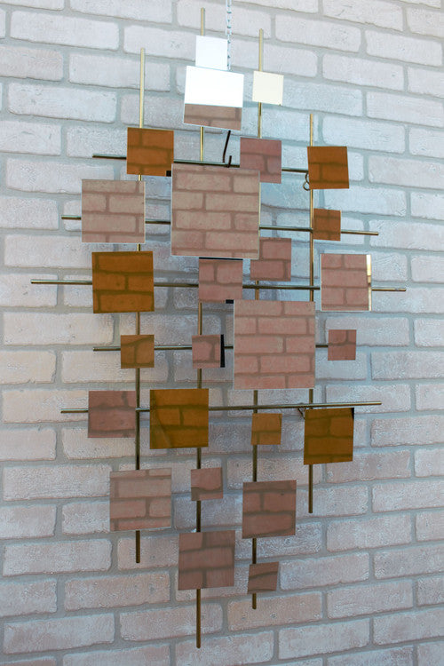 Minimalist Modern Jere Curtis Style Wall Sculpture