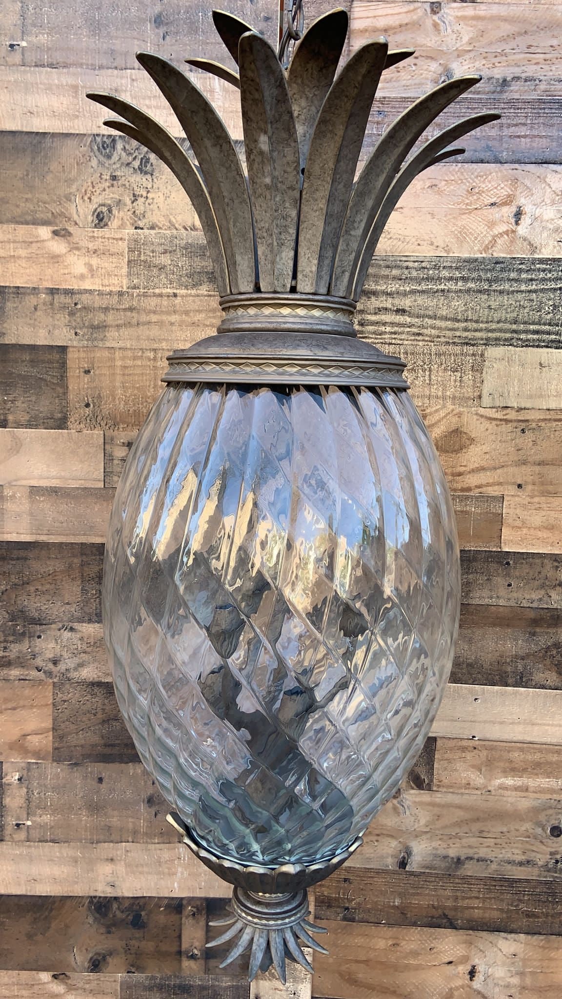 Pineapple Plantation Indoor/Outdoor Pendant in Copper Bronze by Hinkley Lighting