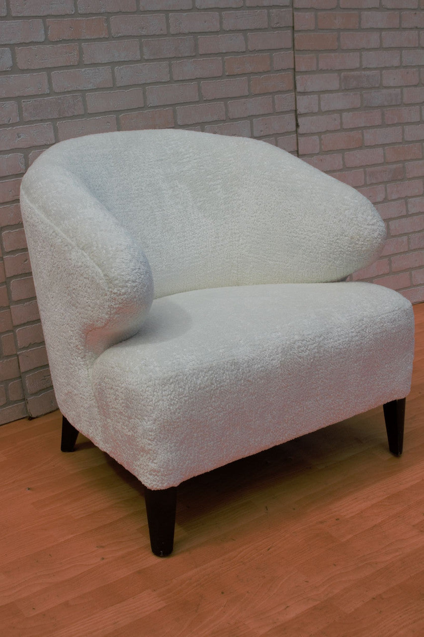 Vintage Scandinavian Modern Flemming Lassen Attributed Lounge Chair Newly Upholstered