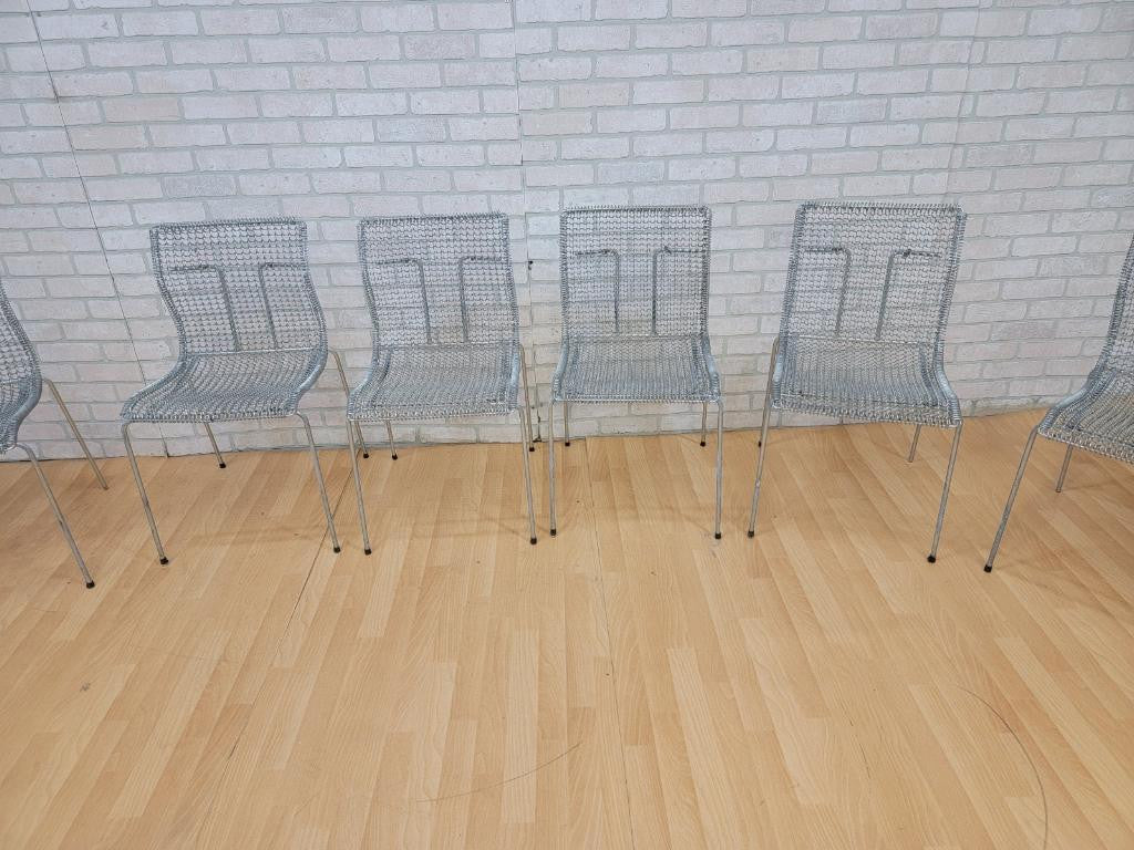 Vintage Niall O`Flynn for Spectrum Rascal Metal Outdoor Chairs - Set of 12