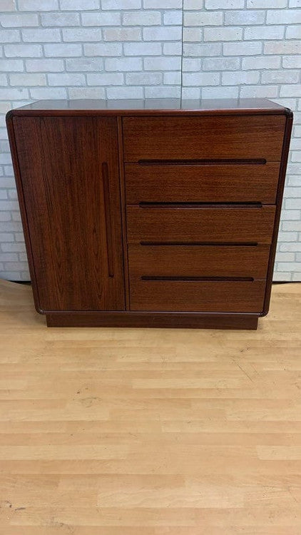 Mid Century Modern Danish Rosewood Gentleman's Cabinet/Armoire