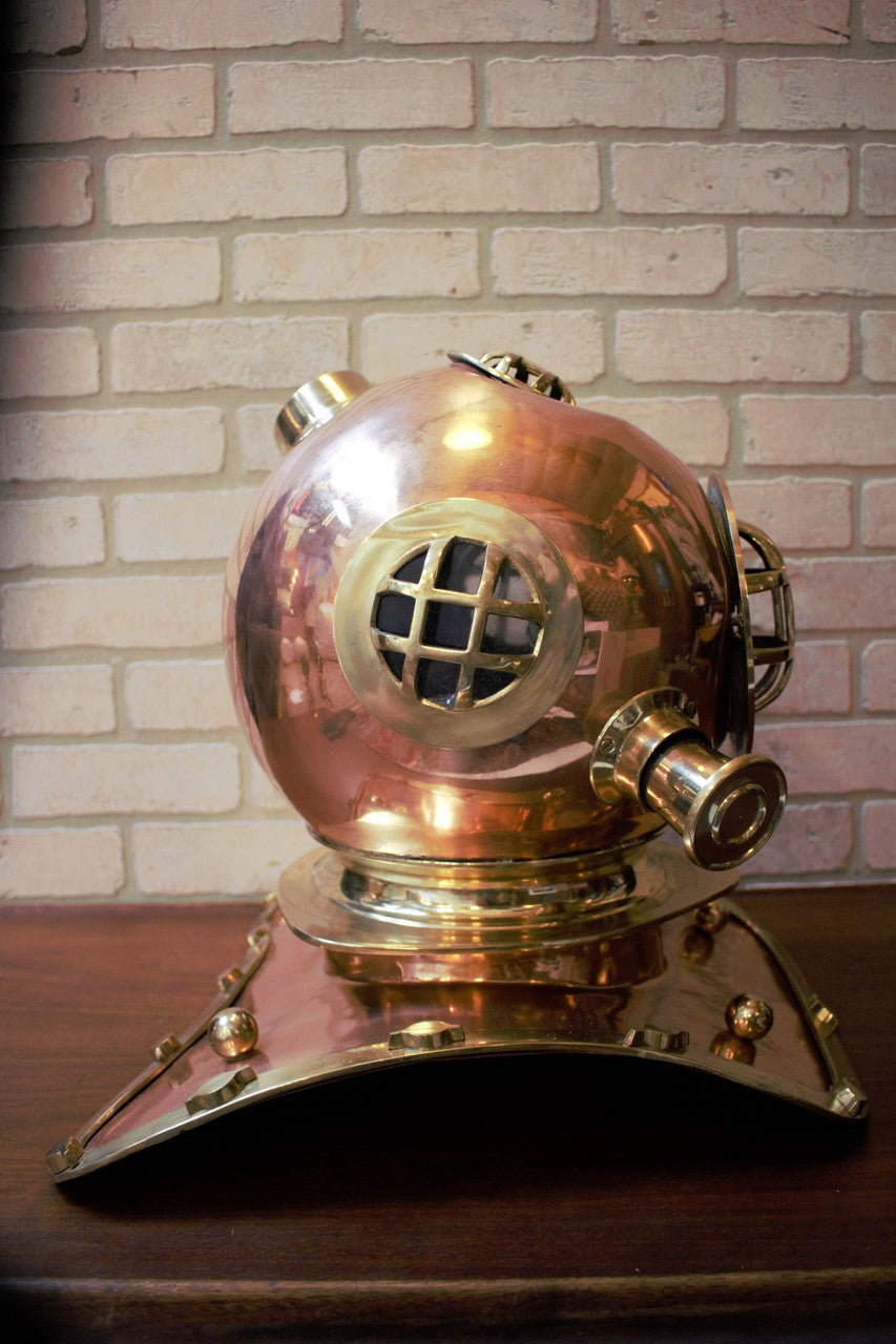 Decorative Nautical Brass Deep Sea Diving Helmet