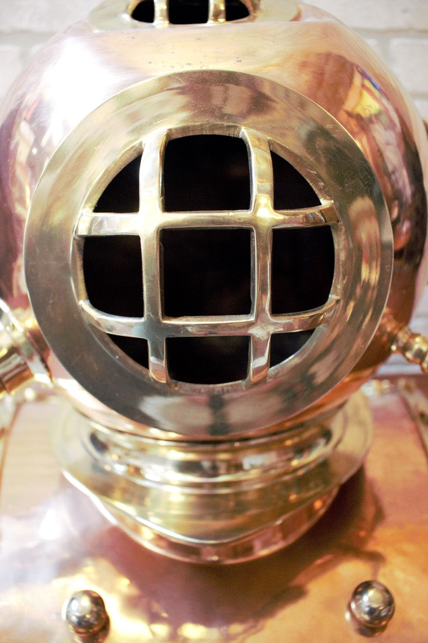 Decorative Nautical Brass Deep Sea Diving Helmet