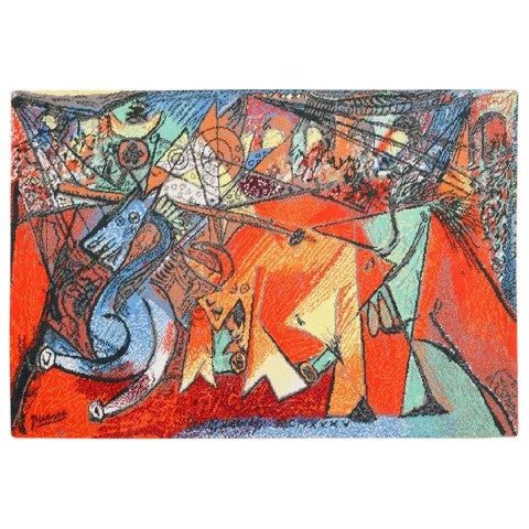 Vintage Picasso Rug “Run of the Bulls” Marina Picasso