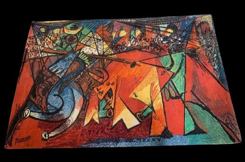 Vintage Picasso Rug “Run of the Bulls” Marina Picasso