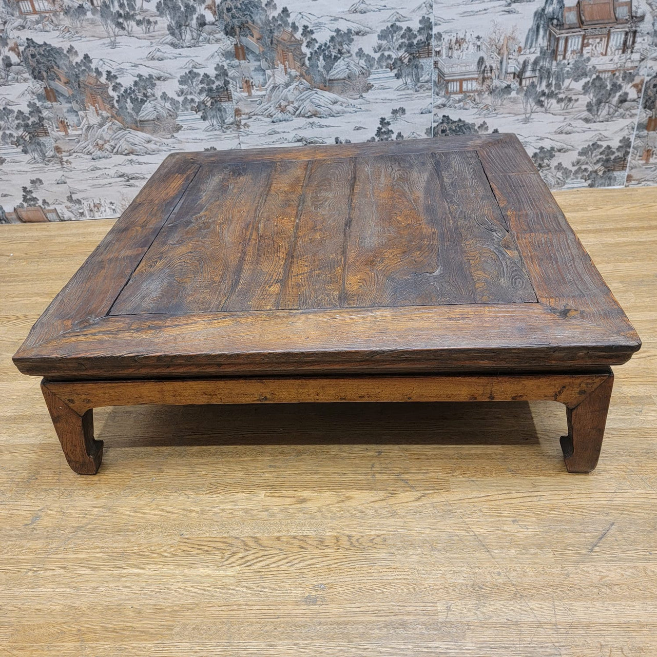 Antique Shanxi Province Natural Color and Patina Elm Coffee Table