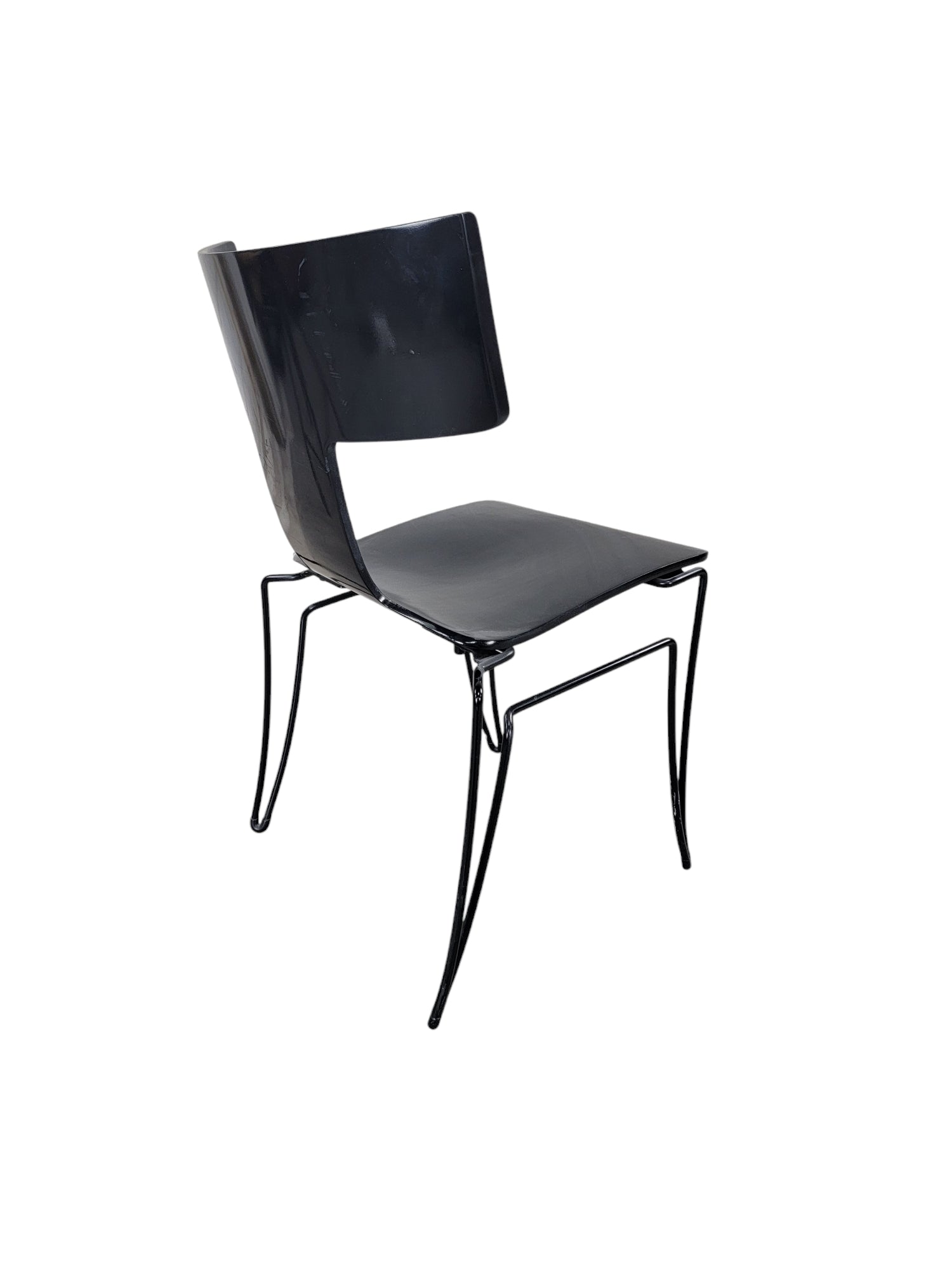 Vintage Postmodern Anziano Chair by John Hutton for Donghia