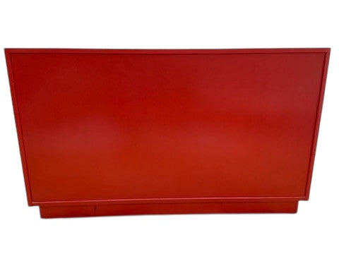 Mid Century Modern Red Dresser by John Widdicomb