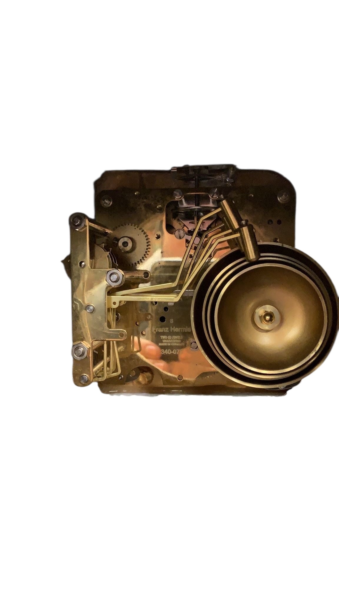 Antique Franz Hermle Monumental Capodimonte Style Vienna Porcelain Sculpted Mantel Clock/Centerpiece