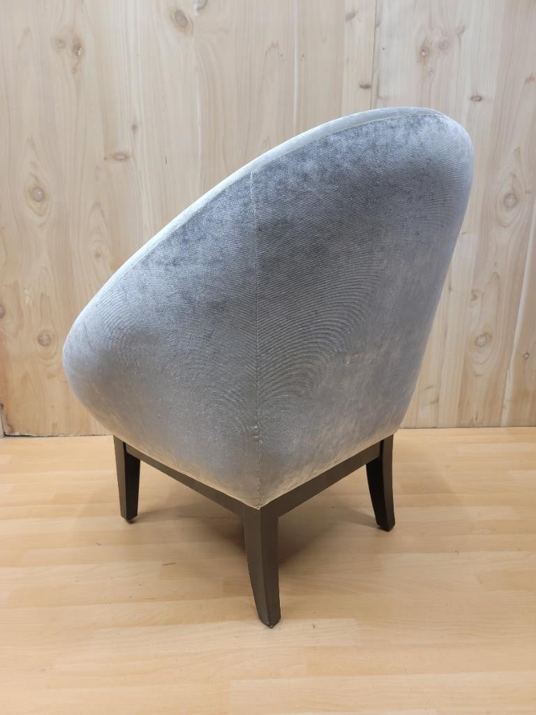 Mid Century Modern French Modernist Jean Royère Style Chair Newly Upholstered