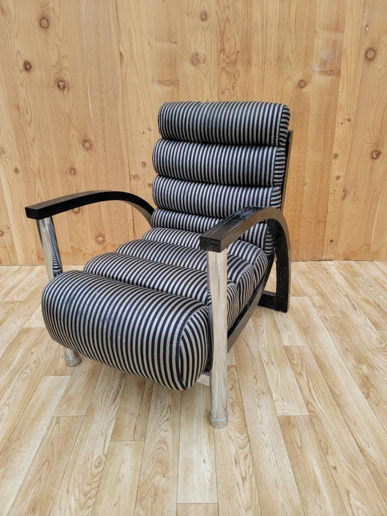 Art Deco Jay Spectre Post Modern "Eclipse" Lounge Chair