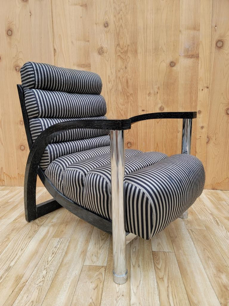 Art Deco Jay Spectre Post Modern "Eclipse" Lounge Chair