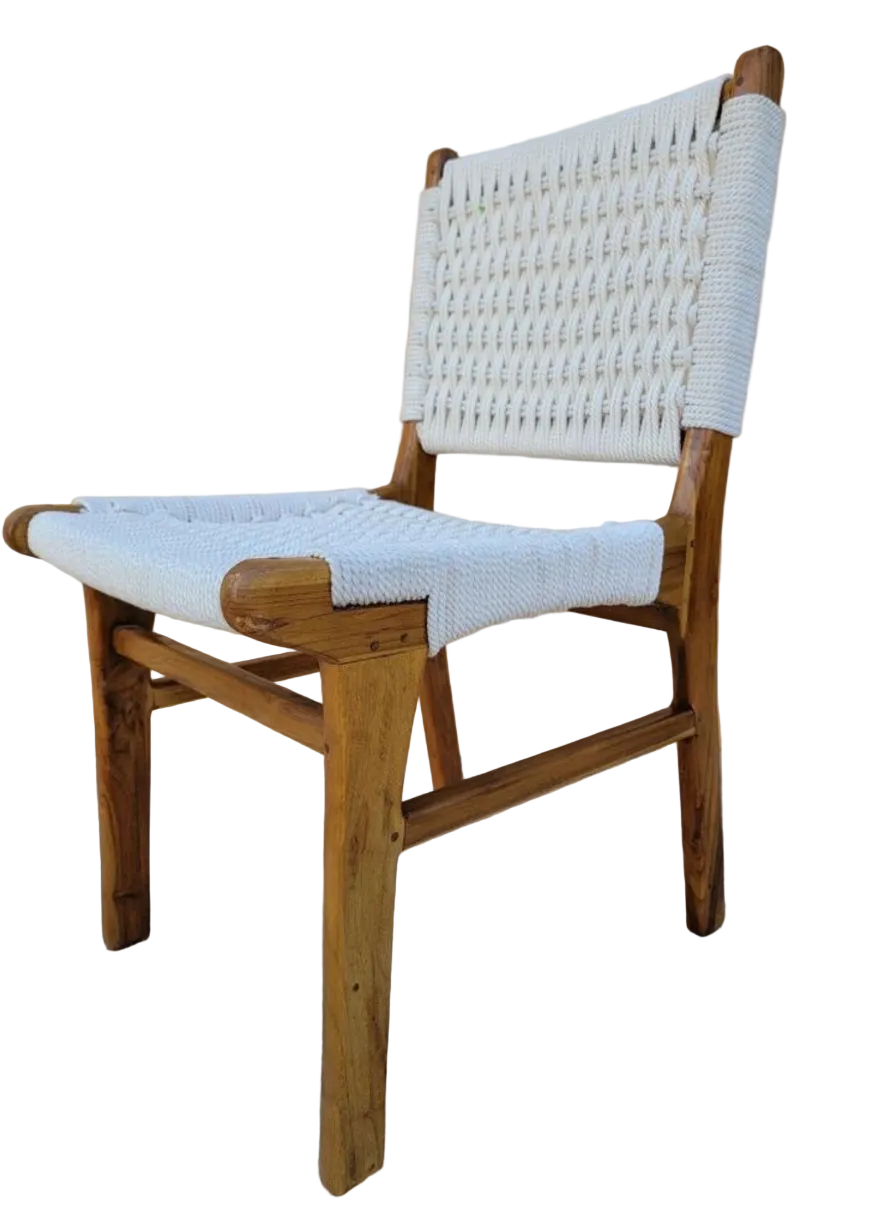 Made Goods Teak Woven Rawley Accent Chair