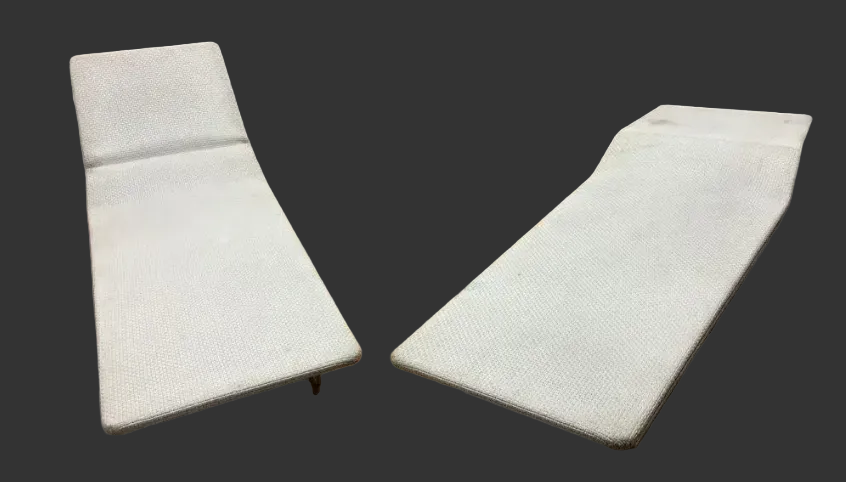 NEW - Vintage Modern Italian Surf Loungers by Paola Lenti  - Pair