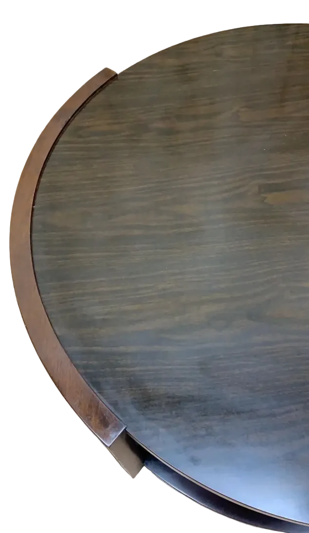 Mid Century Modern Two Tier Coffee Table on Casters by Dunbar