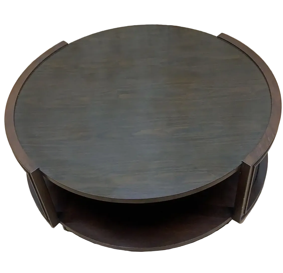 Mid Century Modern Two Tier Coffee Table on Casters by Dunbar