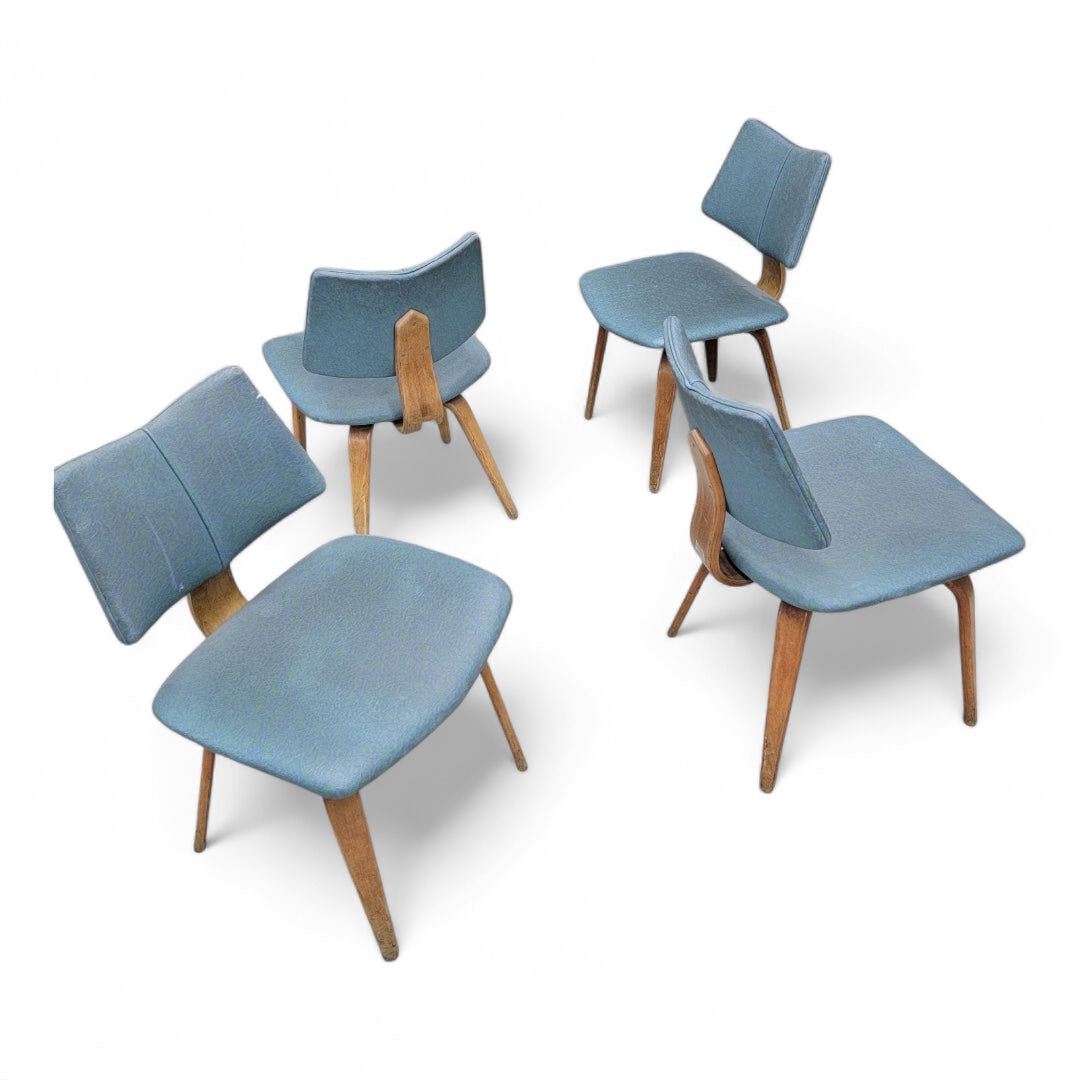 Mid Century Modern Bentwood Dining Chairs By Bruno Weil for Thonet S