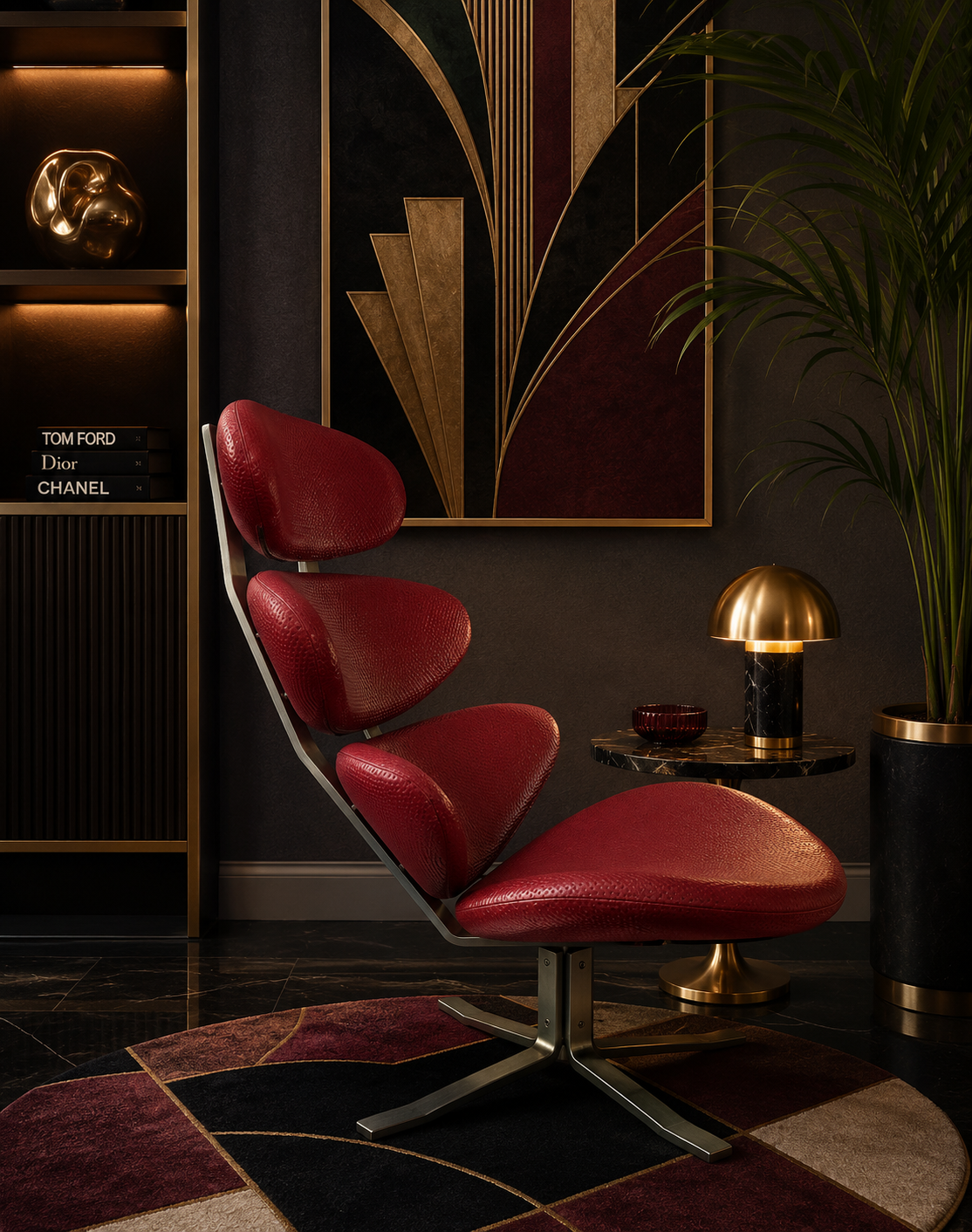 MCM Corona Chair Newly Reupholstered