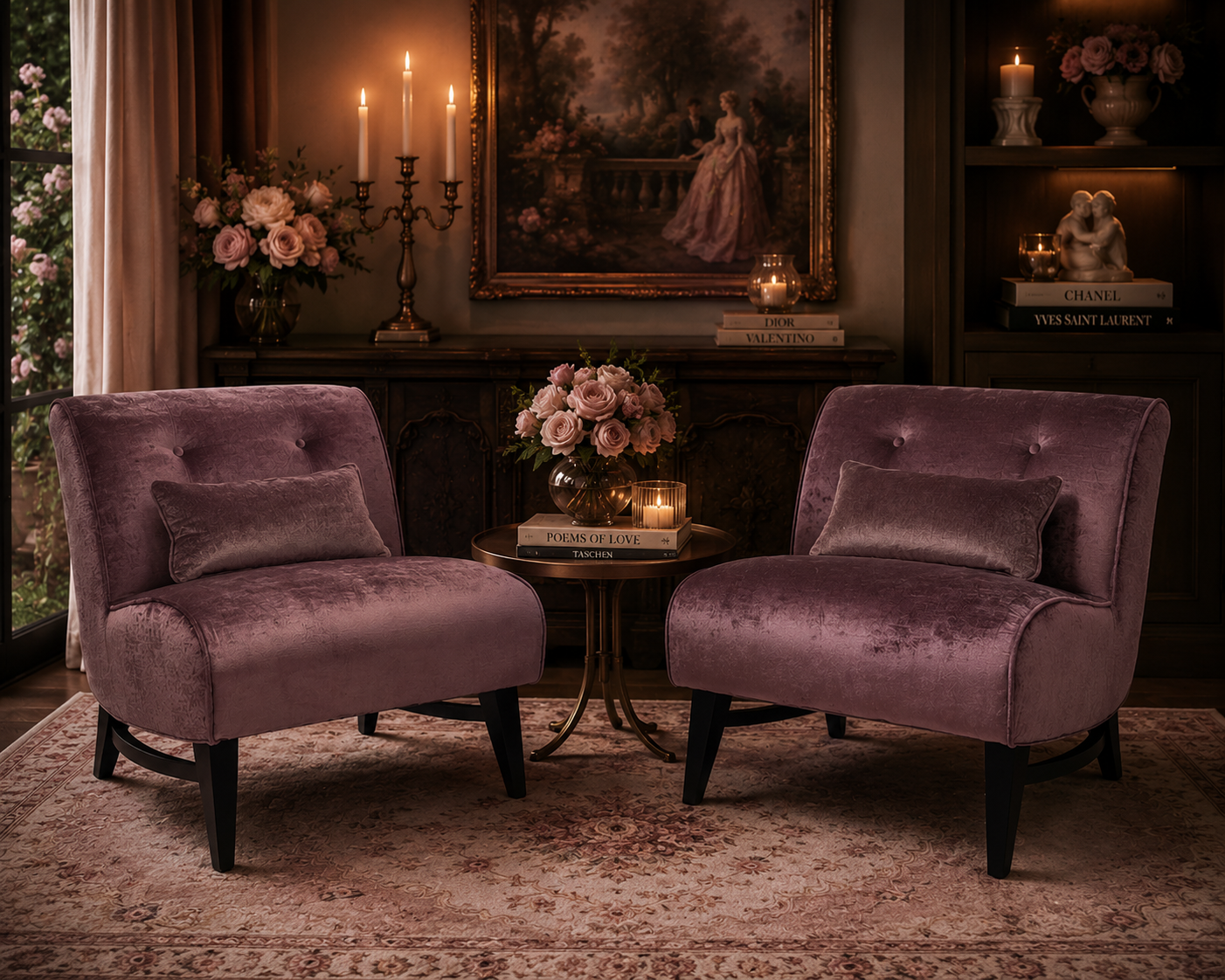 MCM Slipper Chairs Newly Reupholstered - Pair