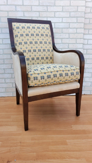 Baker The Milling Road Collection Oval Open Back Armchair