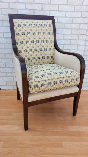 Baker The Milling Road Collection Oval Open Back Armchair