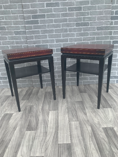 Hollywood Regency Tommi Parzinger Occasional End/Side Tables  - Pair
