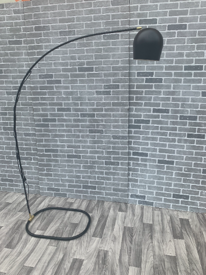 Mid Century Modern Danish Arc Floor Lamp by Bolia