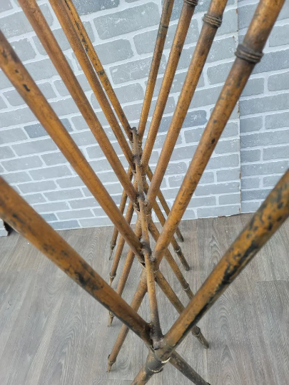 Antique Gothic Medieval Iron Spear Floor Rack