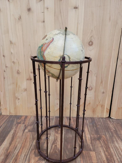 Mid Century Replogle Diameter Globe on Stand, World Classic Series