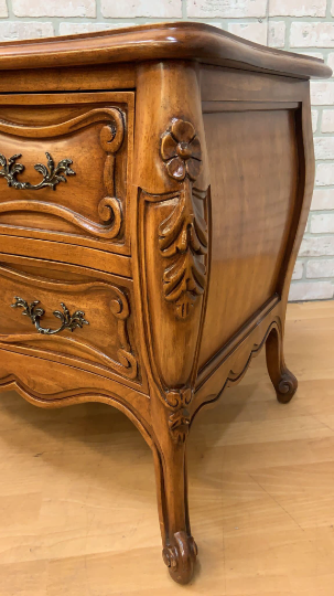 Fremarc Designs Carved Bombe Nightstand