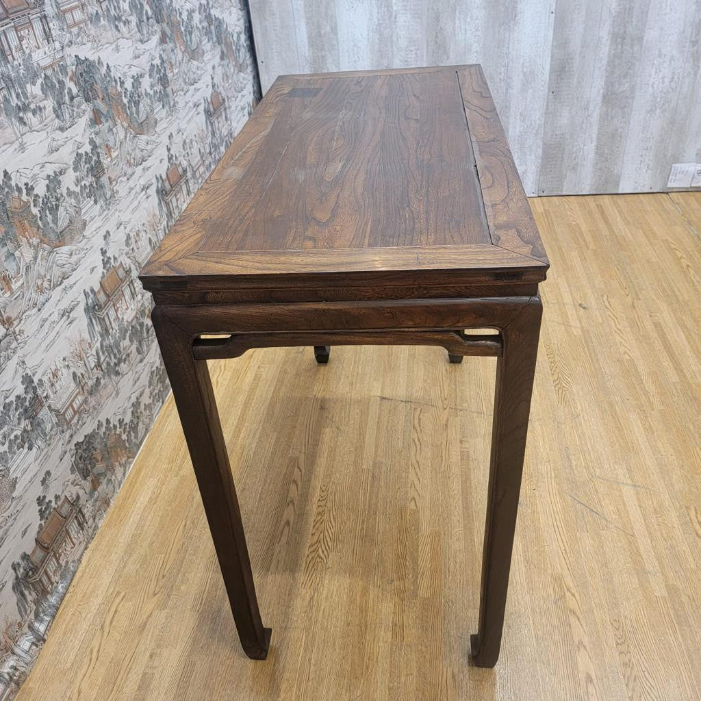 Vintage Shanxi Province Elmwood Side Table / Desk
