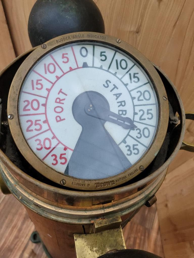 Antique Davies & Co Shopfitters Patt. 196 Yacht Binnacle and Compass