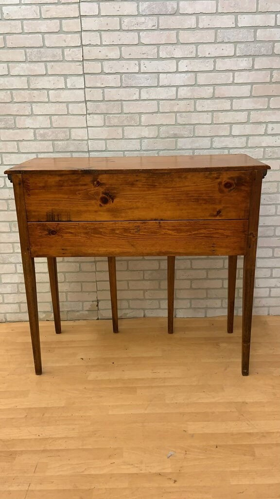 Vintage Country Style Ethan Allen Pine Huntboard Sideboard Server