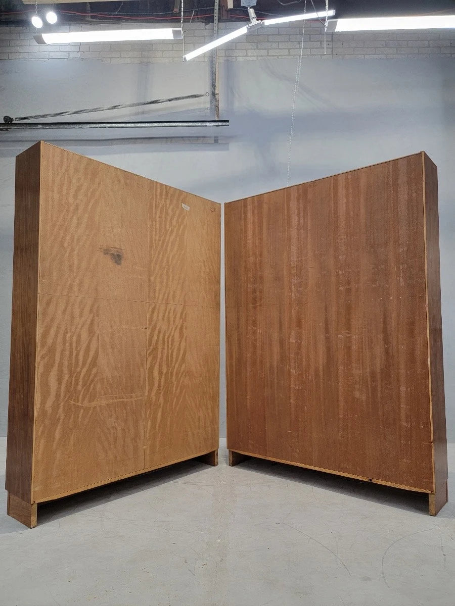 Vintage Danish Modern Teak Double Bookcases by Carlo Jensen for Poul Hundevad - Set of 3